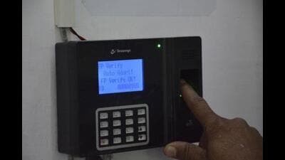 According to Rajesh Jogpal, registrar (cooperation department), the attendance of officers and employees was investigated by studying the biometric attendance system from April 15 to January 2024. (Representational photo)