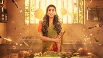 Nayanthara in a still from Annapoorani Nayanthara in a still from Annapoorani