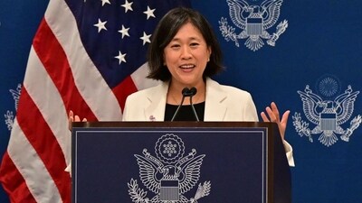 US Trade Representative Katherine Tai will be on a two-day visit to India. (AFP)