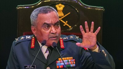 Chief of Army Staff General Manoj Pande addresses the annual press conference, ahead of Army Day in New Delhi on January 11. (PTI) Chief of Army Staff General Manoj Pande addresses the annual press conference, ahead of Army Day in New Delhi on January 11. (PTI)