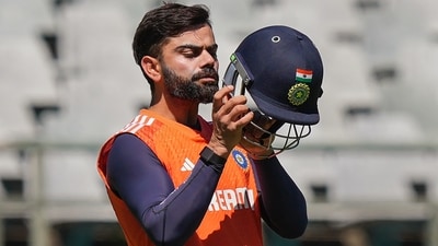 Indian cricketer Virat Kohli during a practice session (PTI) Indian cricketer Virat Kohli during a practice session (PTI)