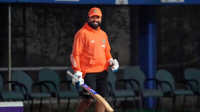 India captain Rohit Sharma during a practice session ahead of the first T20I (PTI) India captain Rohit Sharma during a practice session ahead of the first T20I (PTI)
