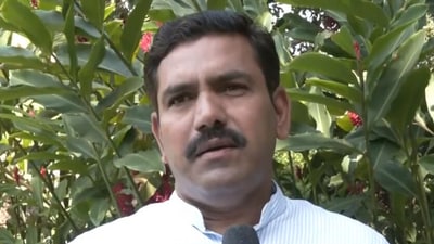 Former Karnataka chief minister BS Yediyurappa's son B Y Vijayendra. (ANI)