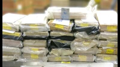 The cocaine seized at the Queenston Bridge port of entry (Photo: CBSA) The cocaine seized at the Queenston Bridge port of entry (Photo: CBSA)
