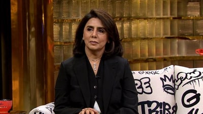 Neetu Kapoor during thr recent episode of Koffee With Karan. Neetu Kapoor during thr recent episode of Koffee With Karan.