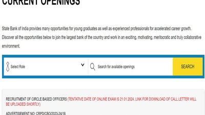 SBI CBO 2023 exam date released, check here SBI CBO 2023 exam date released, check here