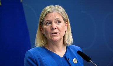 Former Prime Minister of Sweden Magdalena Andersson (Reuters) Former Prime Minister of Sweden Magdalena Andersson (Reuters)