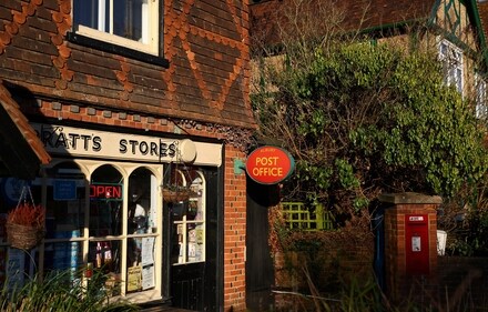 A rural post office and village store is seen in Albury, Britain, January 10, 2024. (Reuters)