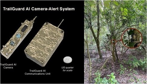 What TrailGuard AI looks like ( The study titled Mitigating human–wildlife conflict and monitoring endangered tigers using a real-time camera-based alert system.) What TrailGuard AI looks like ( The study titled Mitigating human–wildlife conflict and monitoring endangered tigers using a real-time camera-based alert system.)