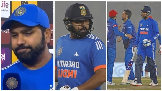 Captain Rohit on return, was dismissed for a two-ball duck in Mohali (ANI-BCCI)