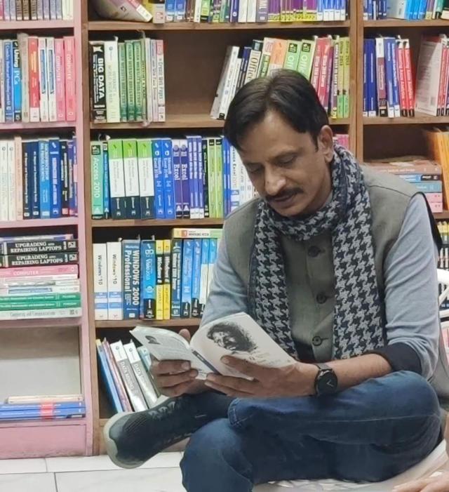 Actor-poet Rajesh Tailang Actor-poet Rajesh Tailang