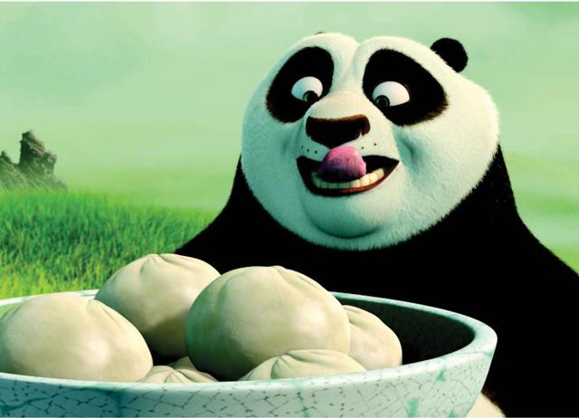 Po’s dumpling addiction in Kung Fu Panda (2008), eventually makes him a kung-fu champ. Po’s dumpling addiction in Kung Fu Panda (2008), eventually makes him a kung-fu champ.