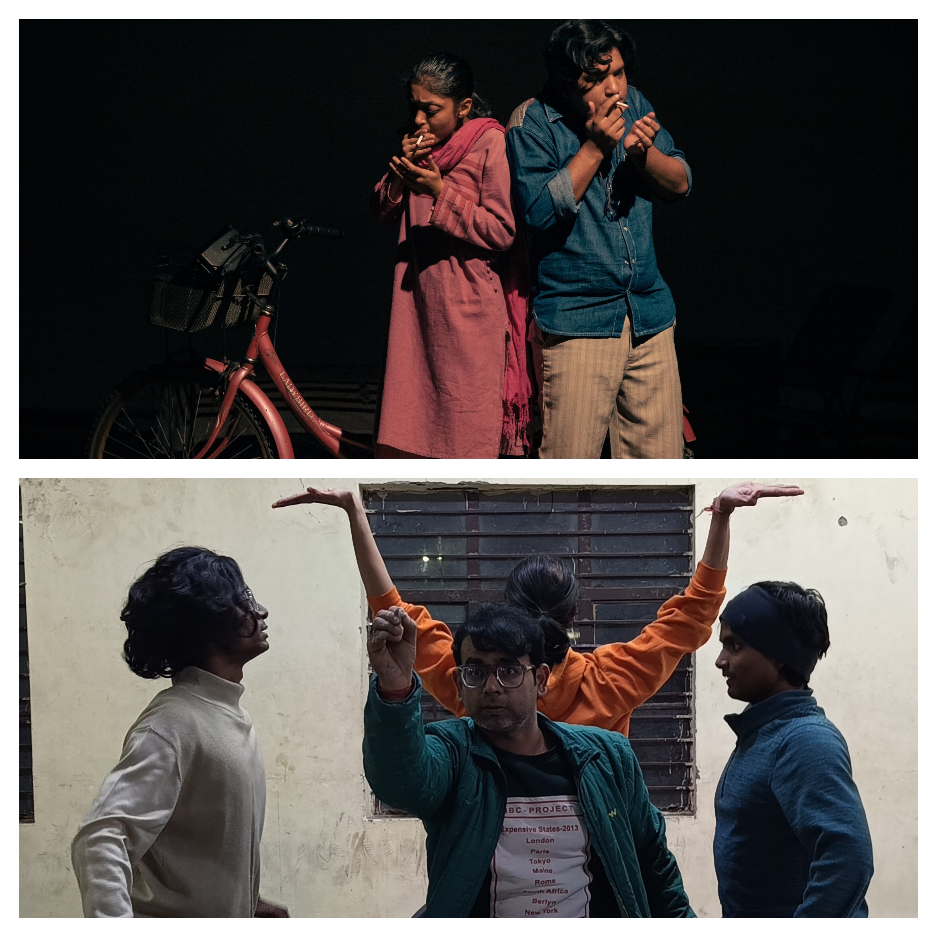 The play Savant Aunty Ki Ladkiyan is an adaptation of a novel that's directed by Sandeep Rawat. The following play, Ramanujan is directed by Himanshu Yadav.