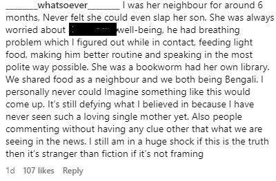 A comment on Suchana Seth's last Instagram post