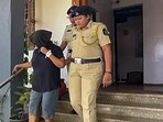 Suchana Seth on Friday was taken to the Goa apartment where she allegedly killed her 4-year-old son. Suchana Seth on Friday was taken to the Goa apartment where she allegedly killed her 4-year-old son.