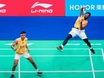 India's Chirag Shetty (L) and Satwiksairaj Rankireddy