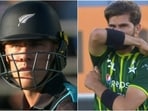 Finn Allen smashed Shaheen Afridi for 24 runs in an over during the first T20I Finn Allen smashed Shaheen Afridi for 24 runs in an over during the first T20I