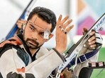 Akhil Sheoran shot 460.2 to emerge victorious in the eight-men final.