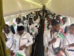The plane carrying Gambia's national soccer team made an emergency landing after a sudden loss of oxygen during their flight to compete in the Africa Cup of Nations tournament. 
