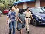 Suchana Seth, 39-year-old start-up CEO, being escorted by police during investigation in the murder case. Suchana Seth, 39-year-old start-up CEO, being escorted by police during investigation in the murder case.