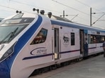A file photo of a Vande Bharat Express train during its flag-off ceremony at the Katra Railway Station,