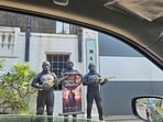Team Kalki 2898 AD promotes the film outside Shah Rukh Khan's residence Mannat
