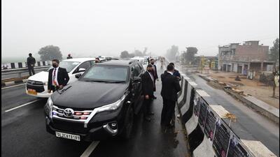 A panel headed by retired Supreme Court justice Indu Malhotra had indicted Tiwari for not deputing any officer to travel with the Prime Minister’s motorcade (HT) A panel headed by retired Supreme Court justice Indu Malhotra had indicted Tiwari for not deputing any officer to travel with the Prime Minister’s motorcade (HT)