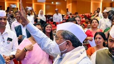 Karnataka Chief Minister Siddaramaiah. (ANI Photo) (Arunkumar Rao) Karnataka Chief Minister Siddaramaiah. (ANI Photo) (Arunkumar Rao)