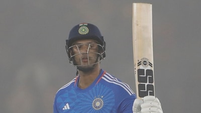 India's Shivam Dube celebrates his half-century during the 1st T20I against Afghanistan in Mohali on Thursday (ANI) India's Shivam Dube celebrates his half-century during the 1st T20I against Afghanistan in Mohali on Thursday (ANI)