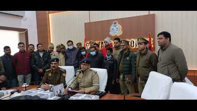 Accused in police custody. (HT)