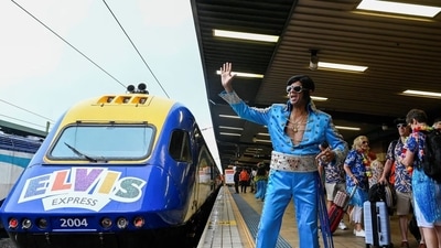 Fans on a musical journey aboard the Elvis Express