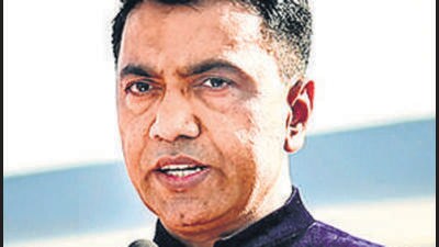 Goa chief minister Pramod Sawant. (PTI)