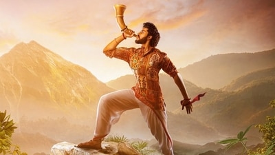 Teja Sajja in a still from HanuMan Teja Sajja in a still from HanuMan
