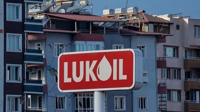 US resumes Russian Oil amidst global scrutiny. A logo of Russian Lukoil oil company is seen. (Reuters)