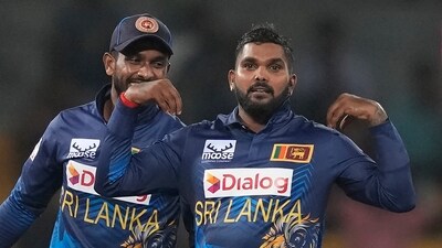 Sri Lanka's Wanindu Hasaranga celebrates (AP) Sri Lanka's Wanindu Hasaranga celebrates (AP)