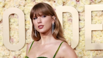 US singer-songwriter Taylor Swift at the 81st annual Golden Globe Awards (AFP) US singer-songwriter Taylor Swift at the 81st annual Golden Globe Awards (AFP)