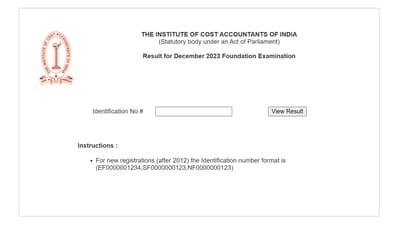 ICMAI releases CMA inter and final results for December 2023 exams ICMAI releases CMA inter and final results for December 2023 exams