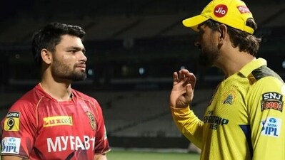 Rinku Singh talking to MS Dhoni during IPL 2023 (Instagram) Rinku Singh talking to MS Dhoni during IPL 2023 (Instagram)