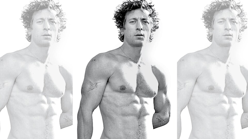 Actor Jeremy Allen White in the new Calvin Klein ad.