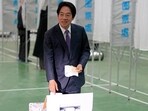 Taiwan Elections: Democratic Progressive Party presidential candidate Lai Ching-te, who also goes by William, votes during the elections in Taiwan. Taiwan Elections: Democratic Progressive Party presidential candidate Lai Ching-te, who also goes by William, votes during the elections in Taiwan.