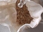 Add few drops of lavender essential oil in a pouch of raw rice to keep clothes aromatic 