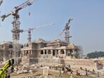 The Ram temple in Ayodhya (in pic) in nearing completion. (Sourced)