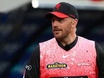 Aaron Finch for the Melbourne Renegades Aaron Finch for the Melbourne Renegades