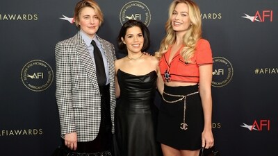 Greta Gerwig, America Ferrera, and Margot Robbie attended the AFI (American Film Institute) Awards Luncheon as well. The film was honoured at the event along with other big films.&nbsp; (REUTERS)
