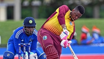 File photo of West Indies batter Shimron Hetmyer (ICC Twitter)