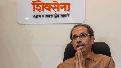 Uddhav Thackeray interacts with the media. (Satish Bate/HT file) (Hindustan Times) Uddhav Thackeray interacts with the media. (Satish Bate/HT file) (Hindustan Times)