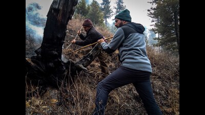 According to officials in past one month more than 50 forest fires were reported in three forest circles of Kashmir -South, Srinagar and North, causing damage to trees, bushes. (Mohsin Mushtaq/HT Photo) According to officials in past one month more than 50 forest fires were reported in three forest circles of Kashmir -South, Srinagar and North, causing damage to trees, bushes. (Mohsin Mushtaq/HT Photo)