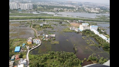Floods in and around Chennai in December 2023. (ANI/PIB) Floods in and around Chennai in December 2023. (ANI/PIB)