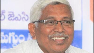 Former Osmania University professor M Kodandaram’s name is among the four candidates whose names are expected to be finalised by the Congress high command. (Wikimedia Commons) Former Osmania University professor M Kodandaram’s name is among the four candidates whose names are expected to be finalised by the Congress high command. (Wikimedia Commons)