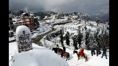 Himachal Pradesh faced a significant rain deficit of 83% in December, followed by a staggering 100% deficit in January so far. (HT Photo for representational purpose) Himachal Pradesh faced a significant rain deficit of 83% in December, followed by a staggering 100% deficit in January so far. (HT Photo for representational purpose)